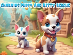 Juego Charming Puppy And Kitty Rescue