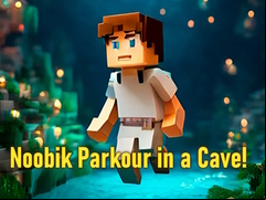 Juego Noobik Parkour in a Cave!