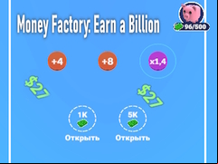 Juego Money Factory: Earn a Billion