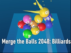 Juego Merge the Balls 2048: Billiards!