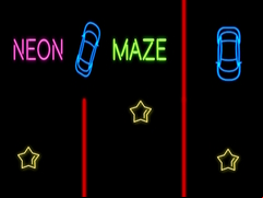 Juego Neon Car Maze