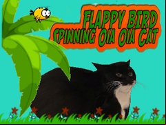 Juego Flappy Bird Spinning oia oia Cat