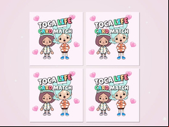 Juego Toca Life Memory Card Match