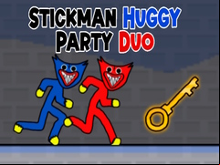 Juego Stickman Huggy Party Duo