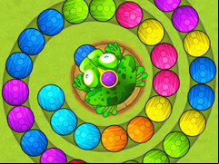 Juego Frogtastic Marble Adventure