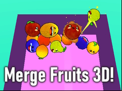 Juego Merge Fruits 3D!