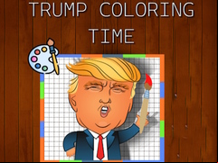 Juego Trump Coloring Time