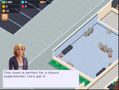 Juego Idle Supermarket Tycoon