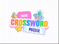 Juego Math Crossword Puzzle