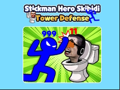 Juego Stickman Hero Skibidi Tower Defense 