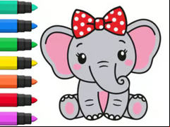 Juego Coloring Book: Elephant