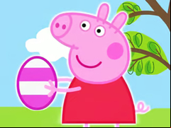 Juego Jigsaw Puzzle: Peppa Pig Easter Eggs