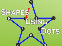 Juego Shapes Using Dots