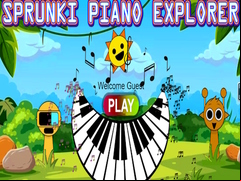 Juego Sprunki Piano Explorer