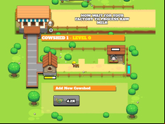 Juego Idle Dairy Farm Tycoon