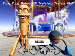 Juego Tung Tung Sahur VS Tralalero Tralala FNF