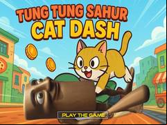 Juego Tung Tung Sahur Cat Dash