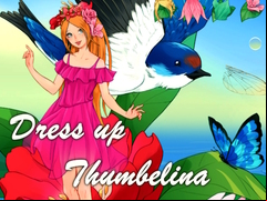 Juego Dress up Thumbelina