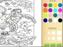 Juego Sea Animal Coloring Book