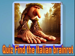 Juego Quiz Find the Italian brainrot 
