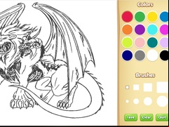 Juego Dragon Chimera Coloring Book