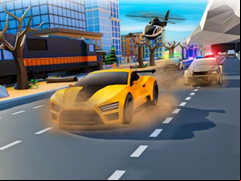 Juego Police Car Chase ZigZag Escape 3D