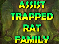 Juego Assist Trapped Rat Family