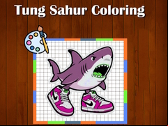 Juego Tung Sahur Coloring