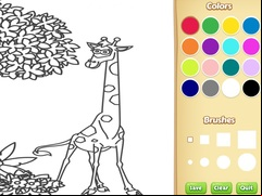 Juego Jungle Animals Coloring Book for Kids