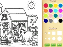 Juego Farm Coloring Book For Kids